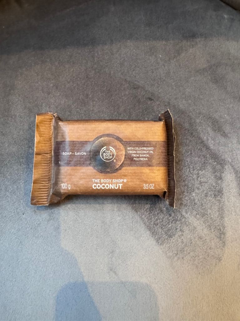 RARE/DISCONTINUED The Body Shop Coconut Soap Bar - NEW & UNUSED