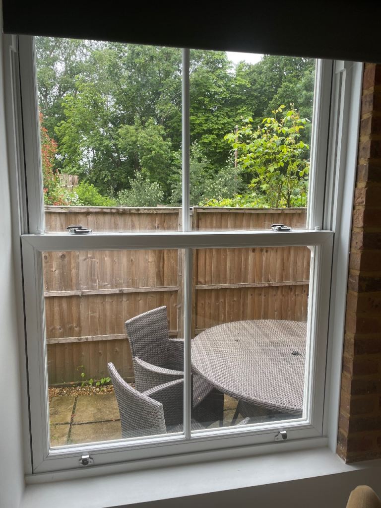 SOLD - COLLECTION PENDING - 2 Good quality UPVC sash windows.