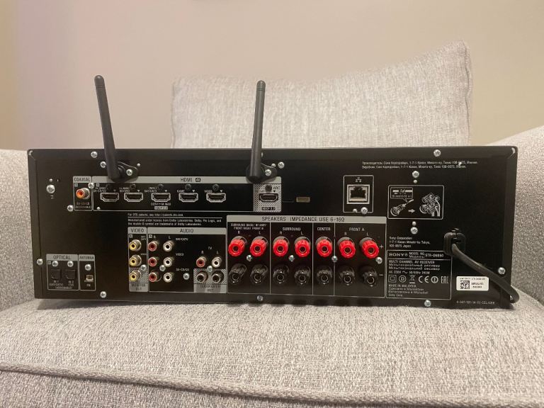 SONY AV receiver STR-DN860 with remote