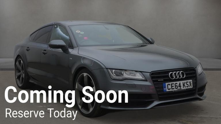2014 Audi A7 2014 64-Reg Audi A7 3.0 TDI Quattro Black Ed 5dr S Tronic [5 Seat],BIG SPEC HATCHBAC...