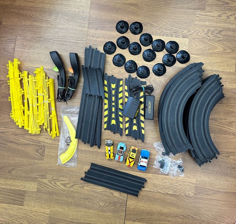 Vintage Retro Hornby Micro Scalextric Job Lot Set Racing Car Toy