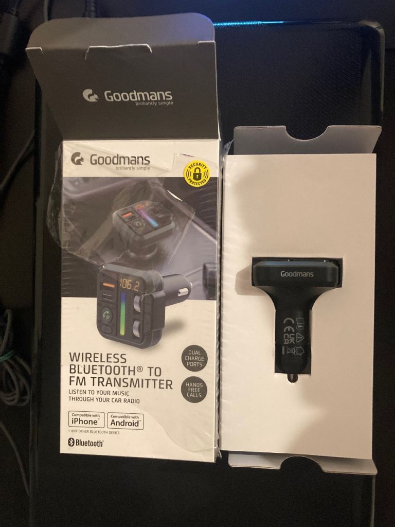 Goodmans Bluetooth FM Transmitter
