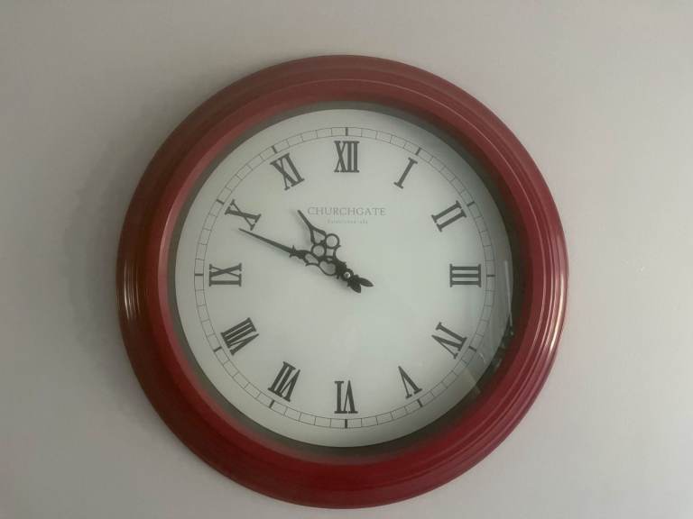 Wall Clock, Red
