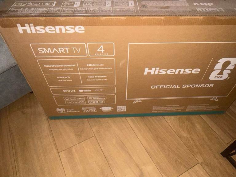 Hisense 40" QLED Full HD HDR Smart TV - Brand New
