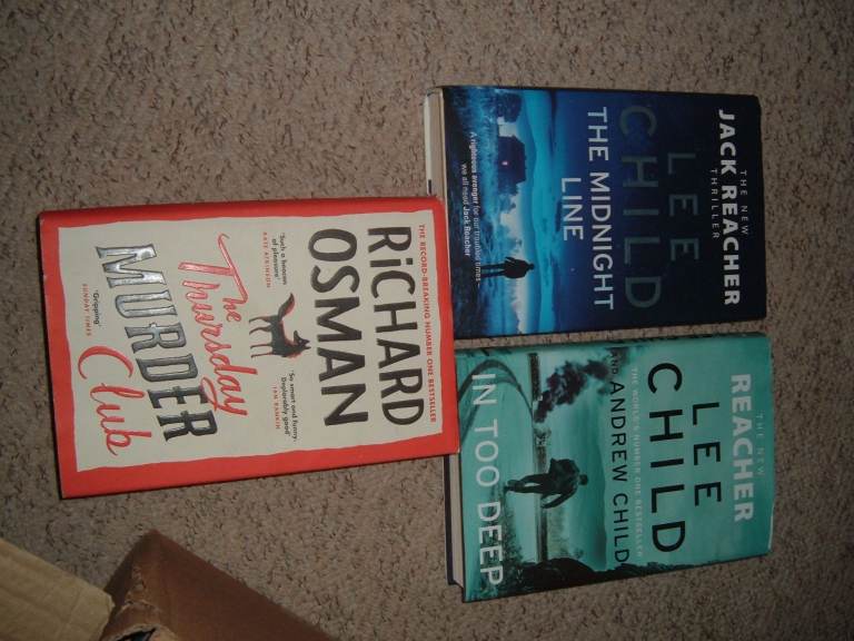 10 hardback books  3 autobiography 7 fiction