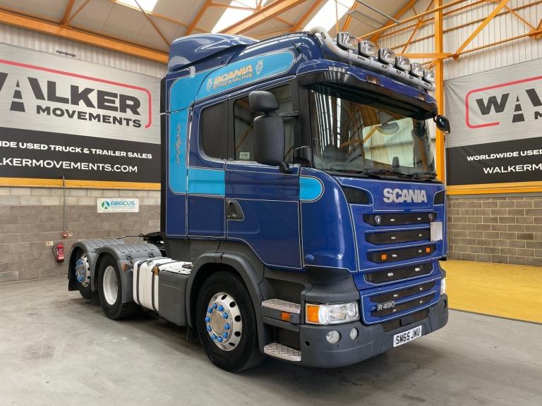 SCANIA R490 *EURO 6* HIGHLINE 6X2 TAG AXLE TRACTOR UNIT - 2016 - SM65 JWU