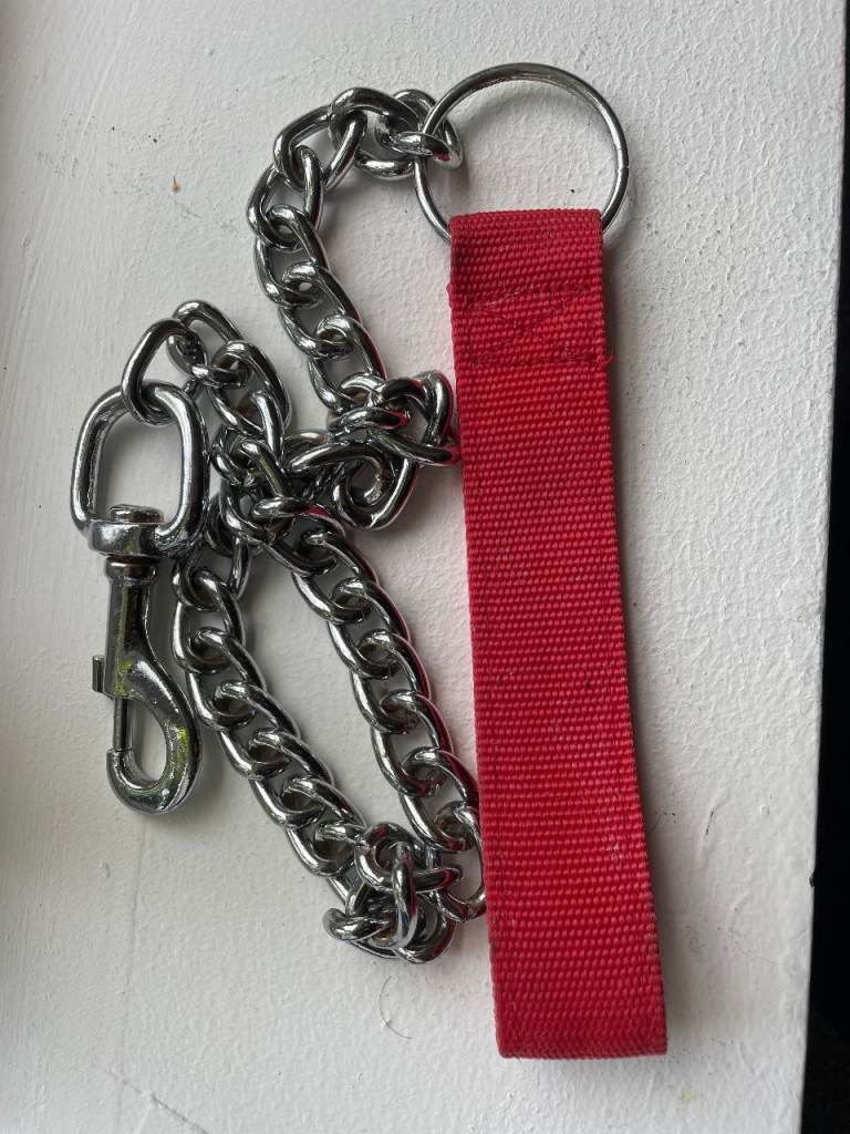 Metal dog lead 1m