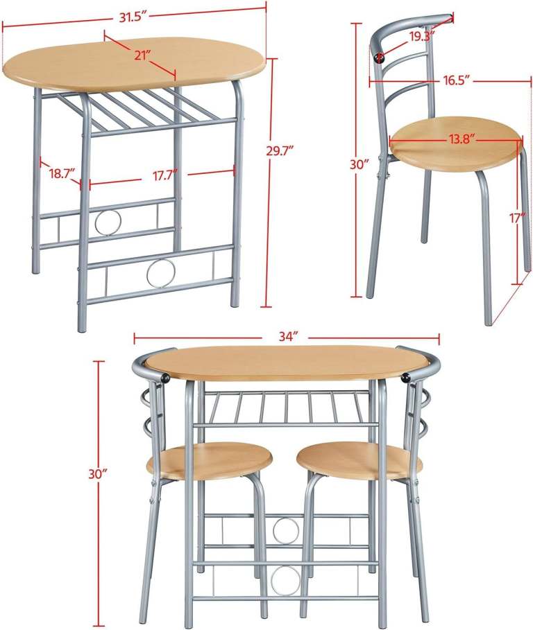 2 Seater Dinning/Breakfast table and Matching chairs