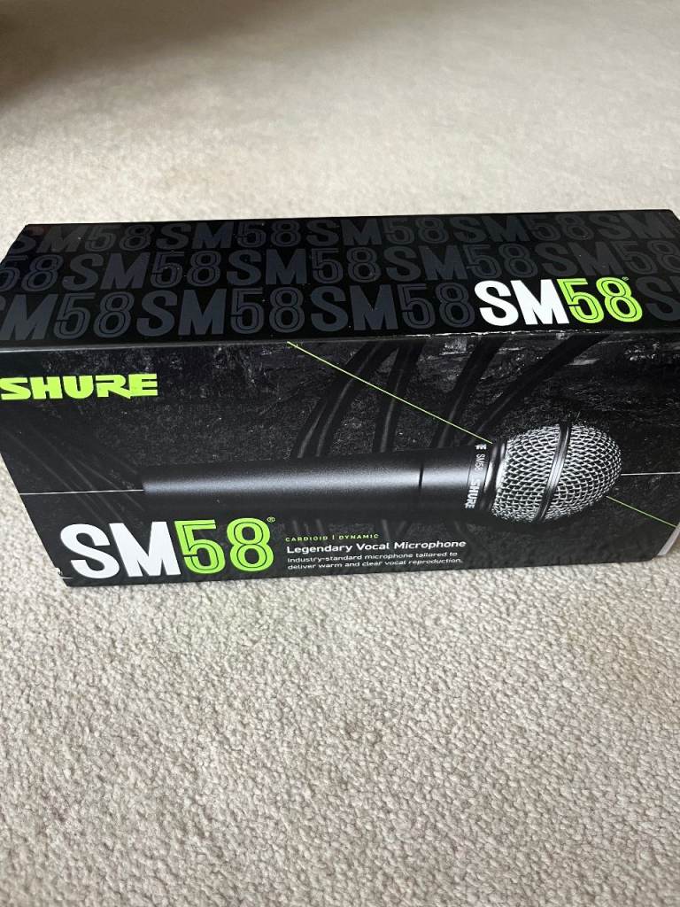 Shure SM58-LC Cardioid Dynamic Vocal Microphone