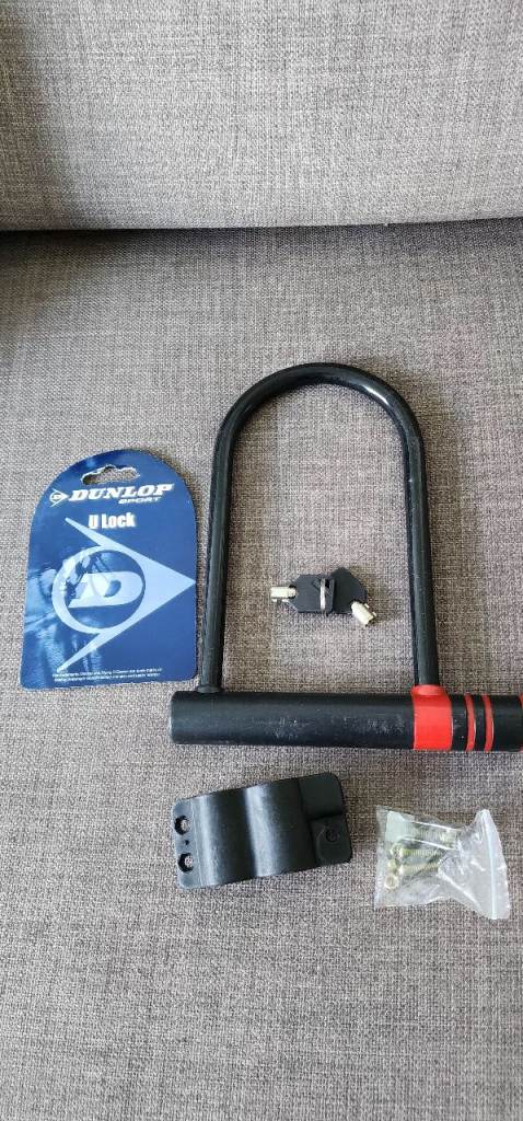 Bike motorbike lock u type d shape dunlop