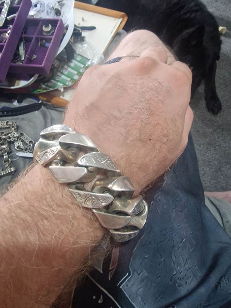 Heavy hallmarked bracelet