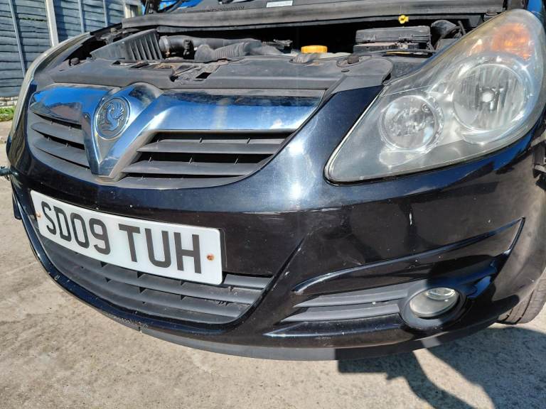 VAUXHALL CORSA D 2007-11 FRONT BUMPER ; colour: z20r