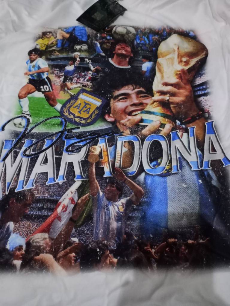 Maradona Argentina 86 hand of god shirt