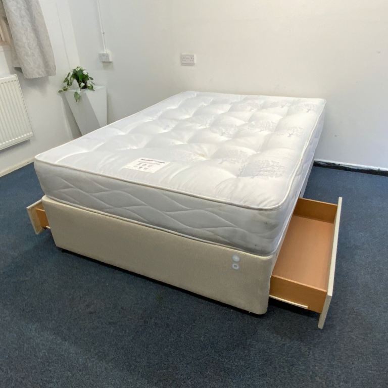 Bensons 2023 Double Divan Bed with 2 Drawers