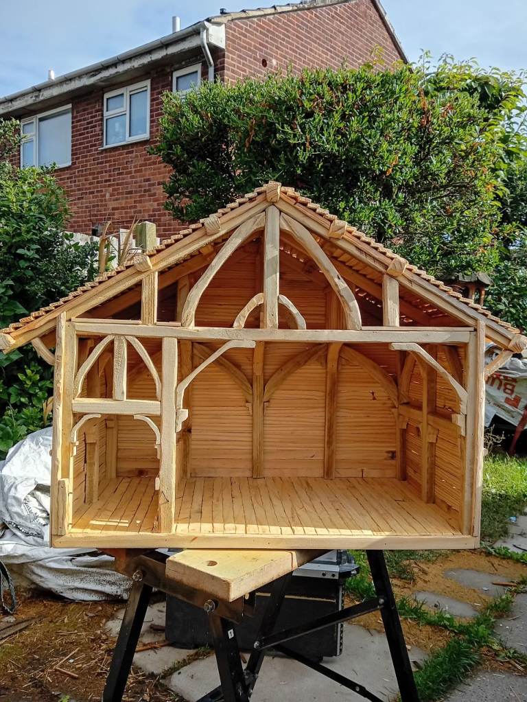 Nativity barn stable .