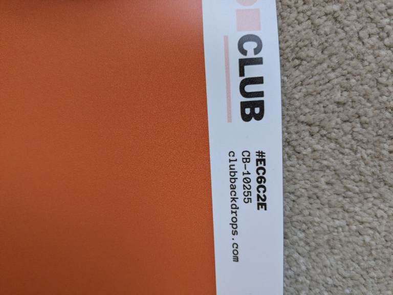 Vinyl photographic backdrops 