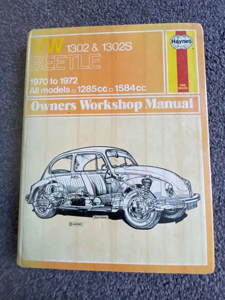 Haynes VW Beetle 1302 & 1302S Owners Workshop Manual