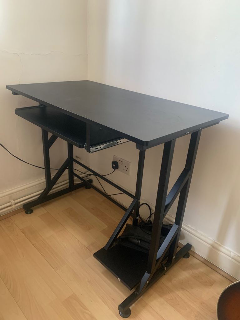 Black desk