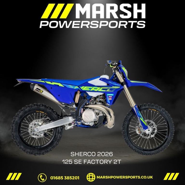 Sherco 125 SE Factory 2T 2026 - Sherco Main Dealer - RESERVE NOW!