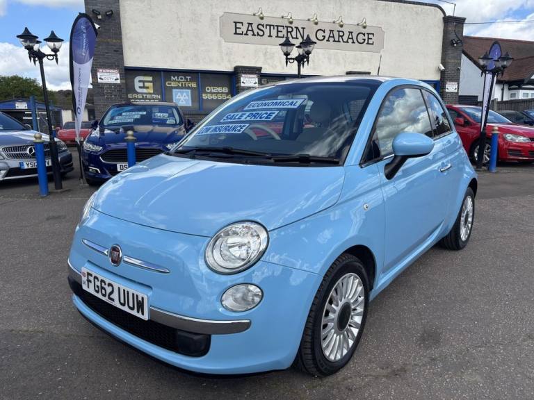 2012 62 FIAT 500 1.2 LOUNGE HATCHBACK 3DR PETROL MANUAL EURO 4 (69 BHP)