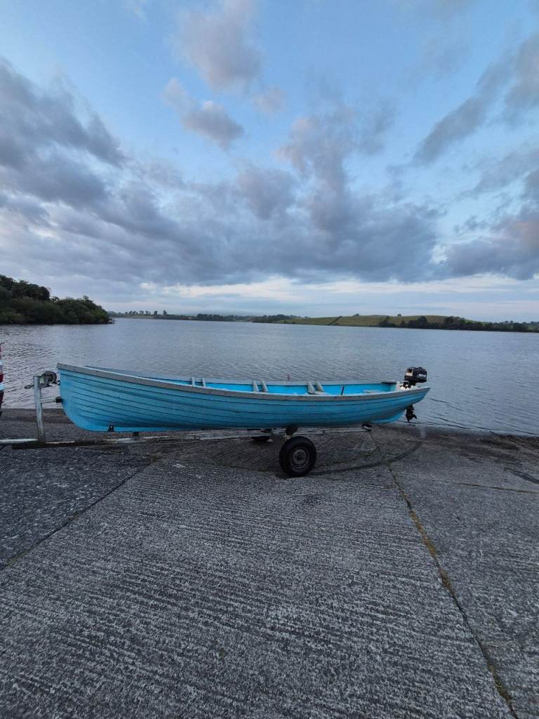 Boat + engine +trailer