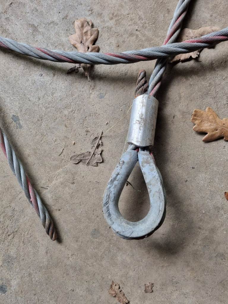 Tirfor cable  3.2 ton capcity  5m long