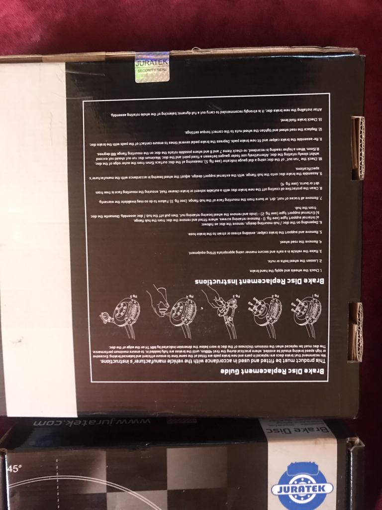 Break discs brand new for honda civic hybrid 08 plate