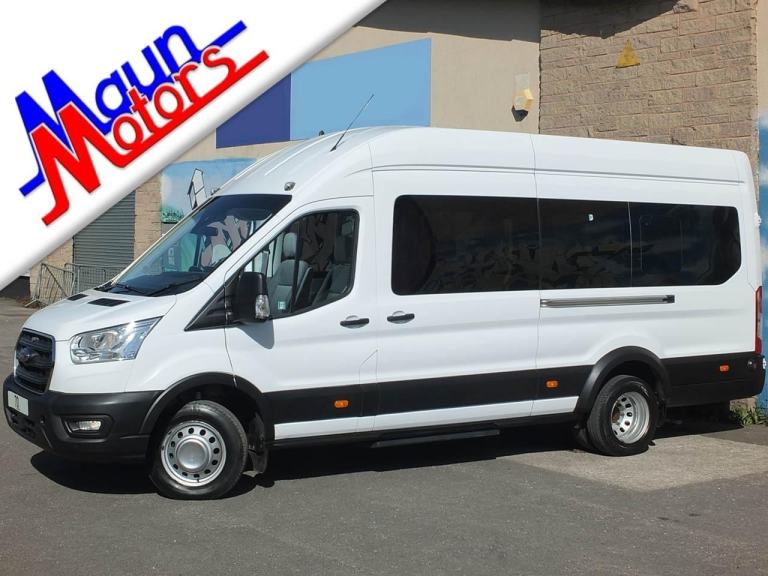 Ford Transit T460 EcoBlue 130PS, 17 Seat PSV Minibus with AIR CON & Luggage Rack
