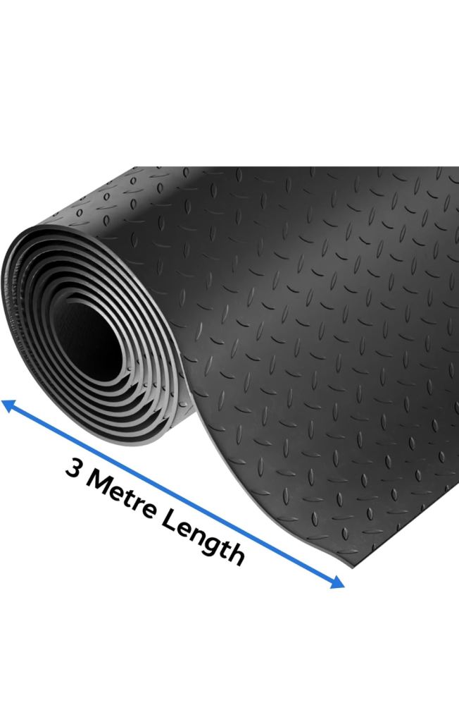3m x 1.5m 300cm x 150cm Rubber Floor Mat Garage Matting