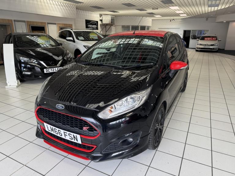 2016 Ford Fiesta 1.0 EcoBoost 140 ST-Line Black 3dr HATCHBACK PETROL Manual