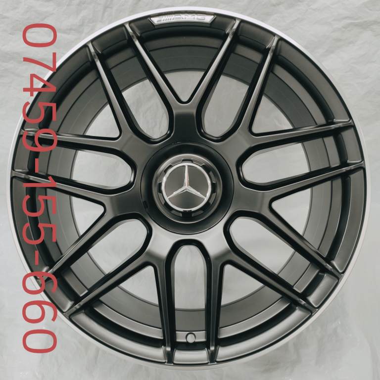 4X NEW ALLOY WHEELS (22" INCH ALLOYS) MERCEDES BLACK 63 63S AMG GLE GL GLS ML 