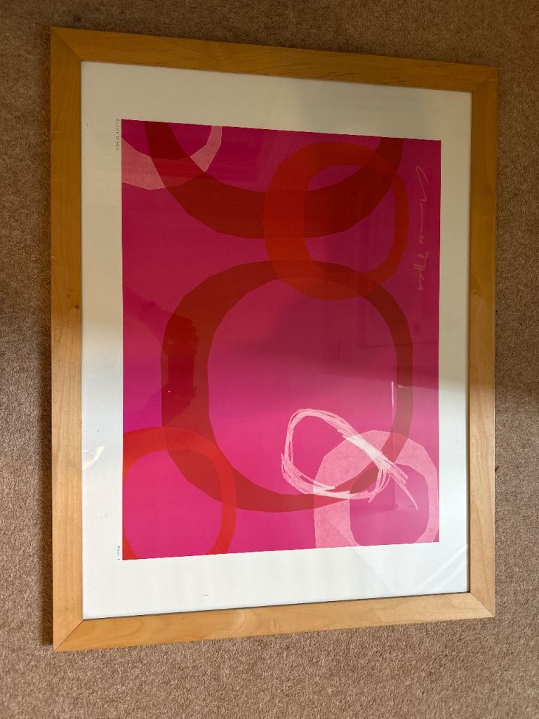Habitat Contemporary Art Poster and Frame