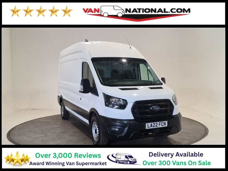 2022 Ford Transit 2.0 350 ECOBLUE LEADER L3 H3 RWD 130 BHP LWB Panel Van Diesel Manual