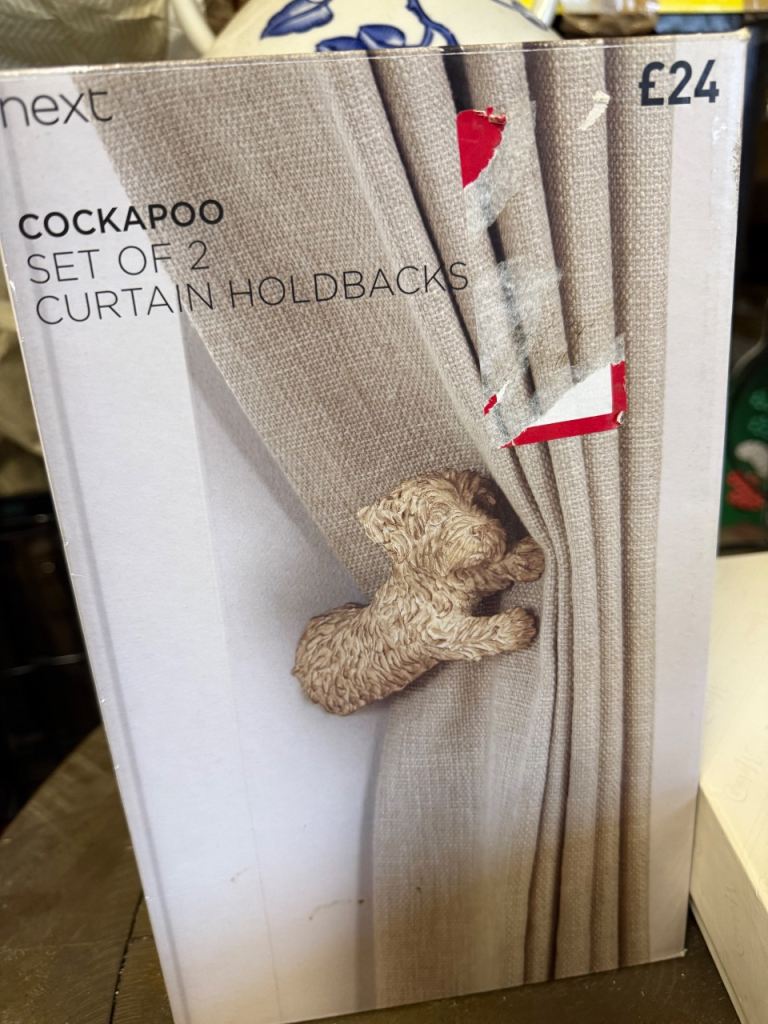 Next Cockapoo Curtain Holdbacks - Set of 2, New | in Cupar, Fife | Gumtree