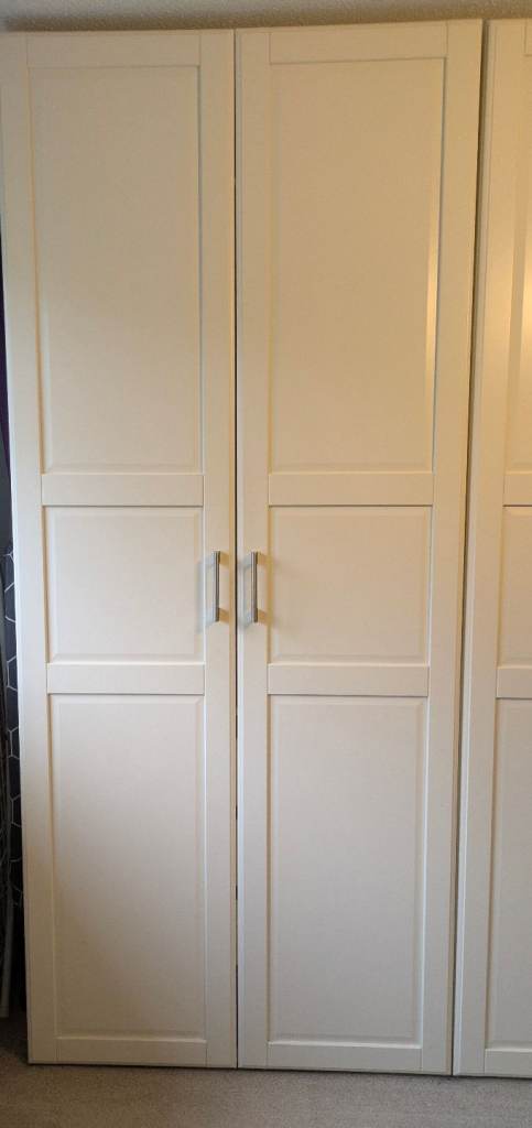 Ikea Pax wardrobe door with hinges and handles 