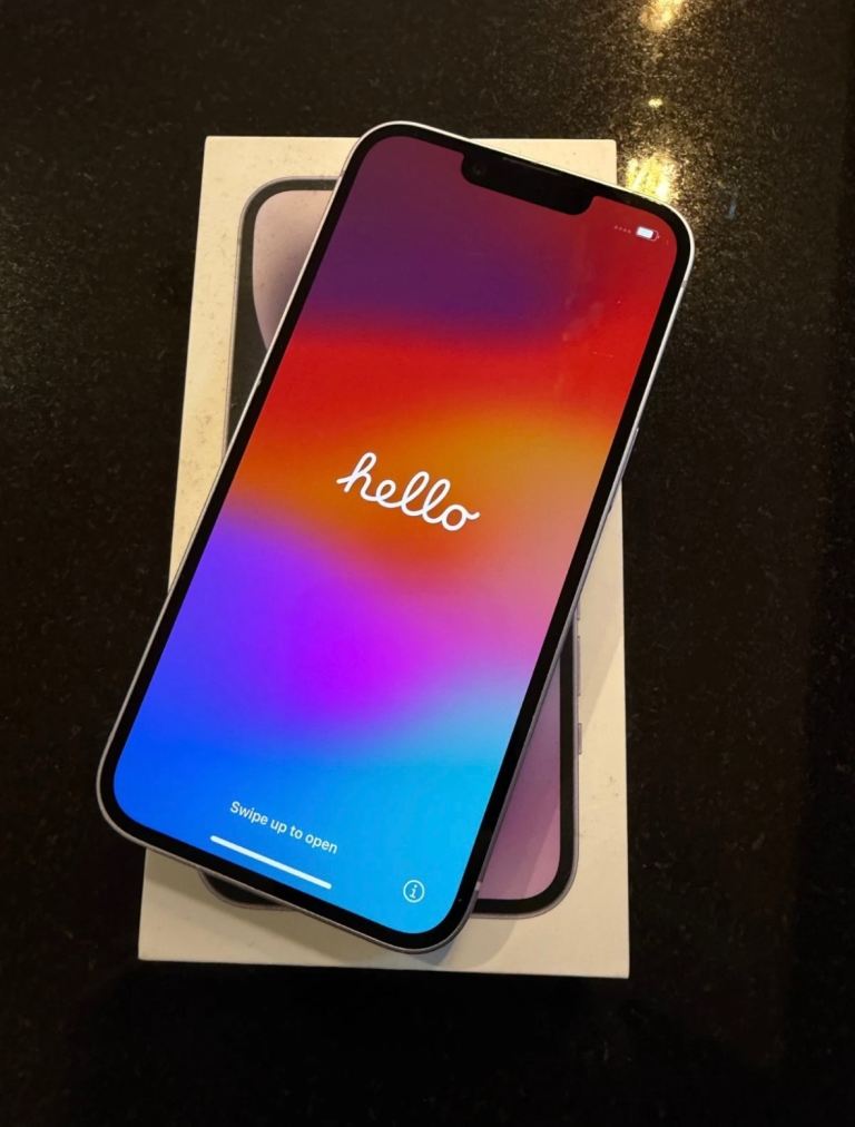 iPhone 14 Purple 128GB Excellent condition 