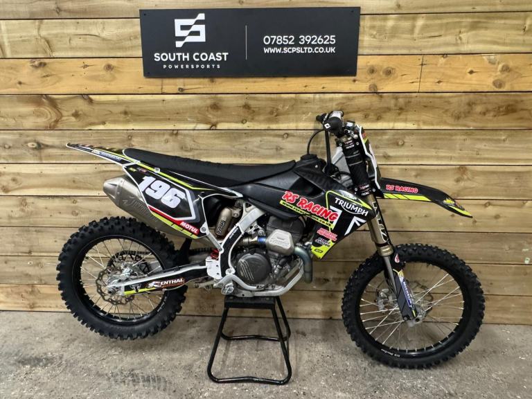 TRIUMPH TF 250-X 2024 MOTOCROSS BIKE AKRAPOVIC EXHUAST 