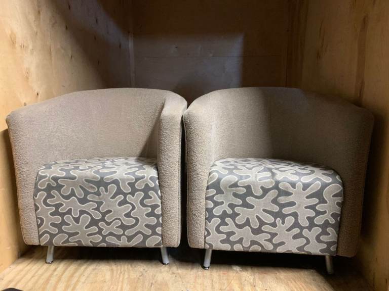 Orangebox tub chairs .