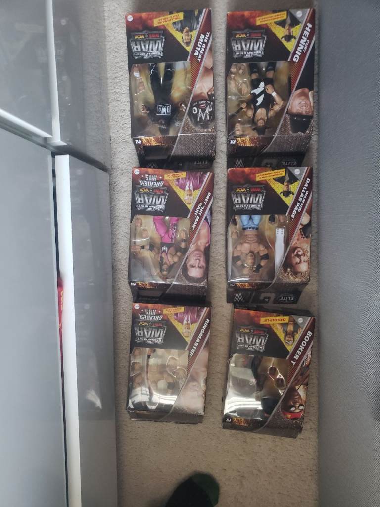 Mattel wwe elite wrestling figures 
