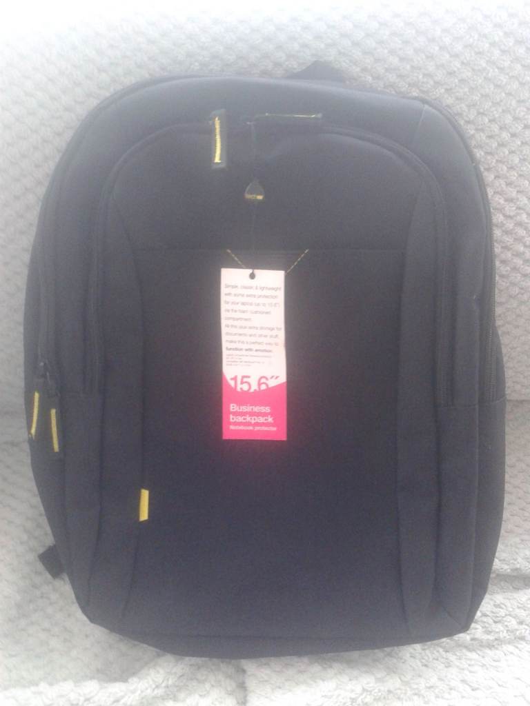 NEW BLACK SCHOOL BACK PACK WITH TAGS
