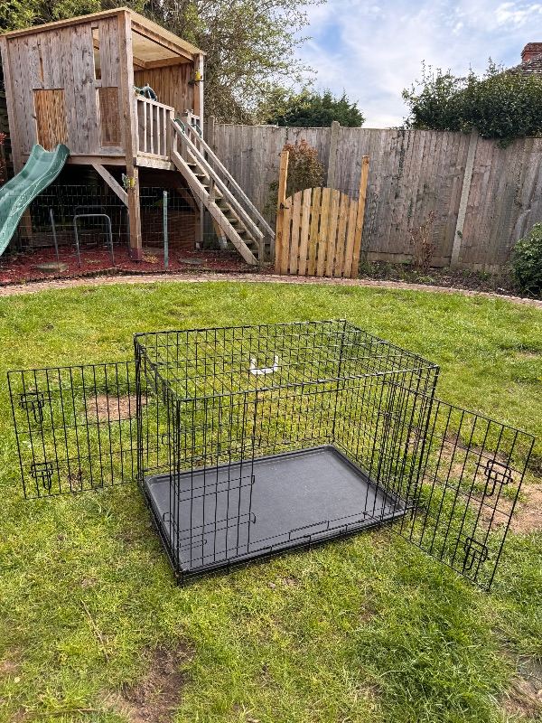 Medium size dog crate 