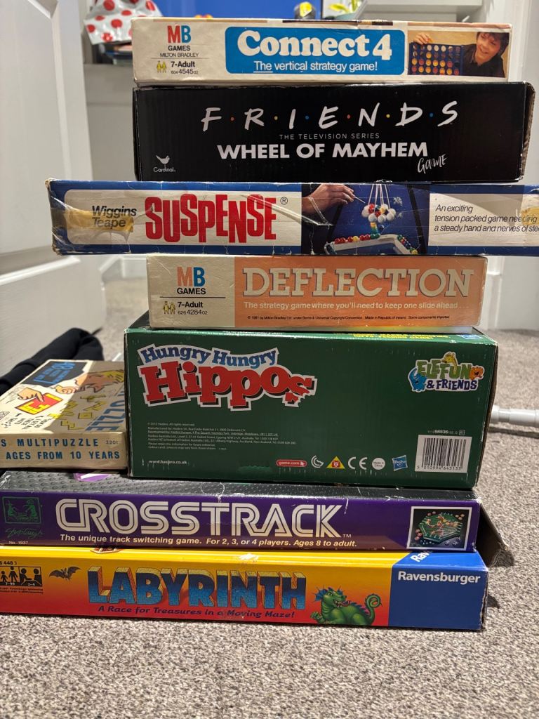 Board Games - not all complete