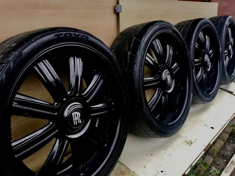24” Revere Wc4 Rolls Royce Range Rover Alloy Wheels With Tyres 285 35 24 5x120 