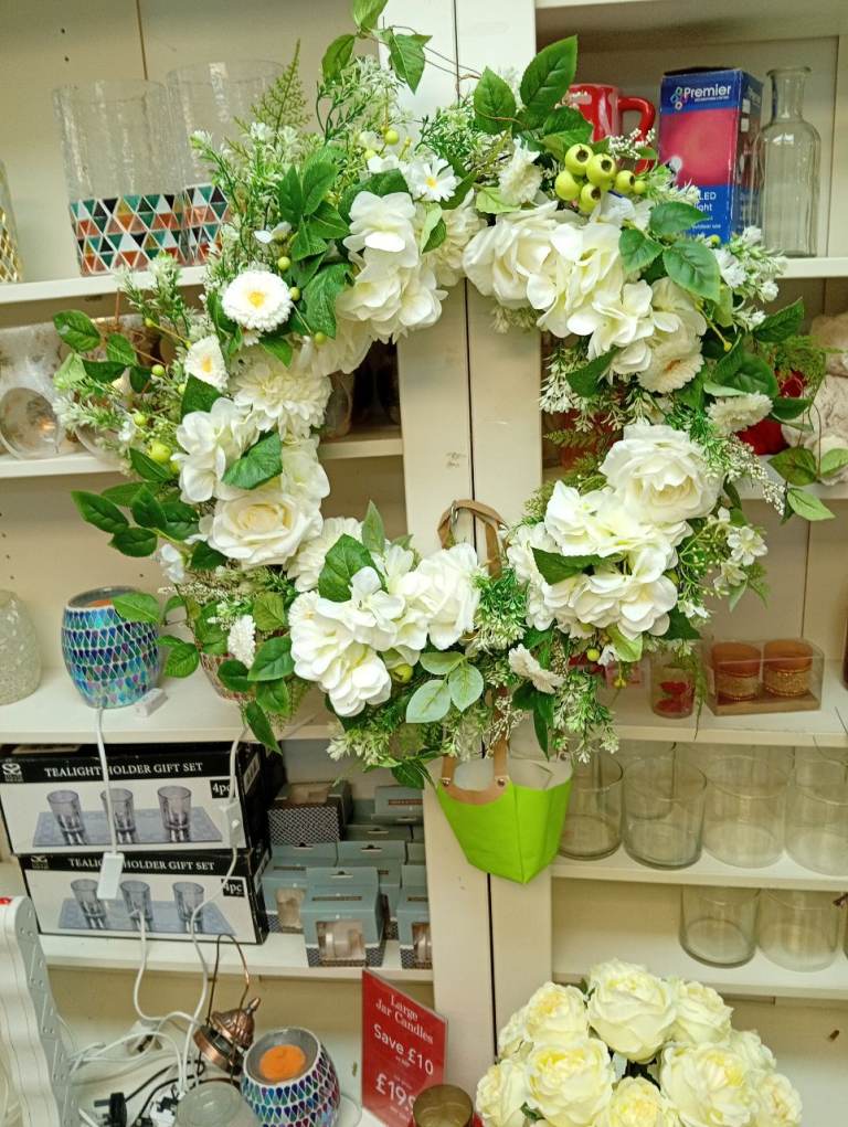 Stunning floral door wreaths for sale 