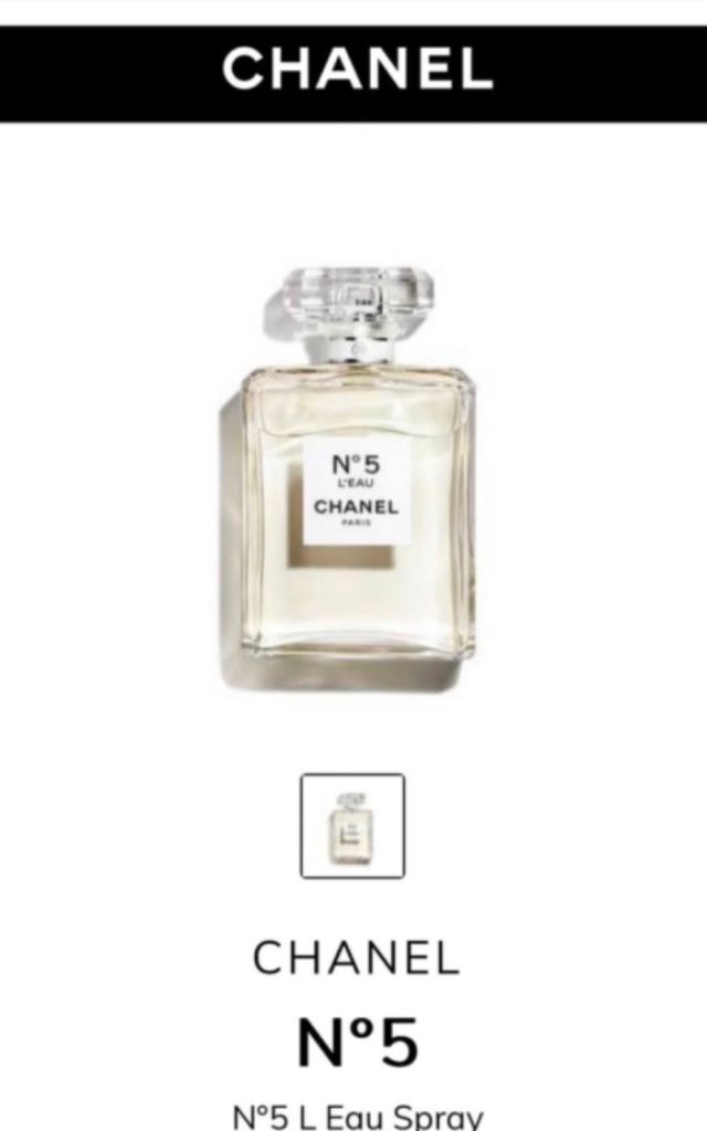 CHANEL N°5 L'EAU Perfume 50ml Bottle