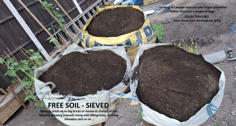 FREE SIEVED SOIL - GROW, LEVEL, ELEVATE, FILL HOLES...