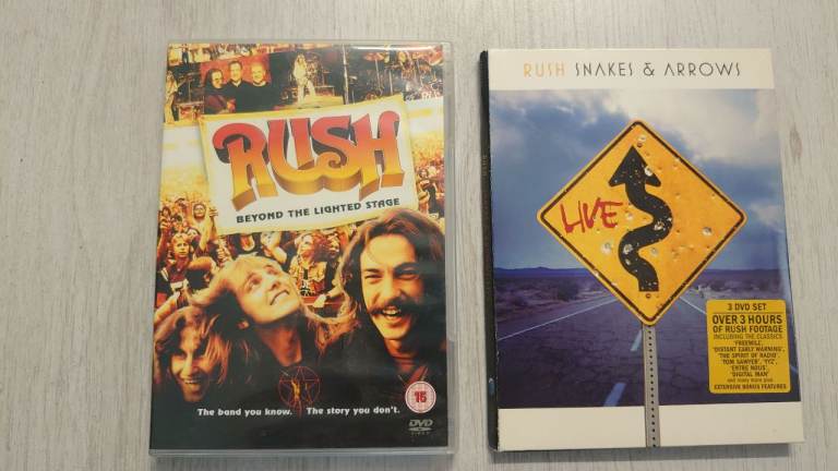 Rush Snakes & Arrows and Beyond the Lighted Stage DVD