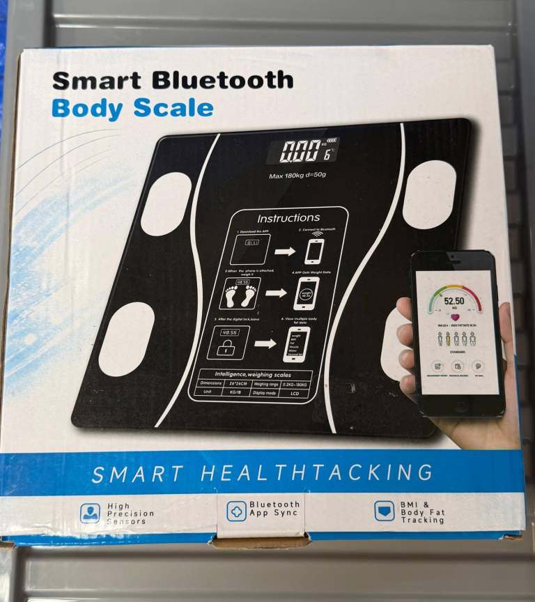 Smart Bluetooth Body Scale – New in Box