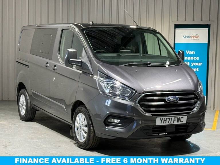 2021 71 FORD TRANSIT CUSTOM 2.0 320 ECOBLUE LIMITED CREW VAN DOUBLE CAB 5DR DIES
