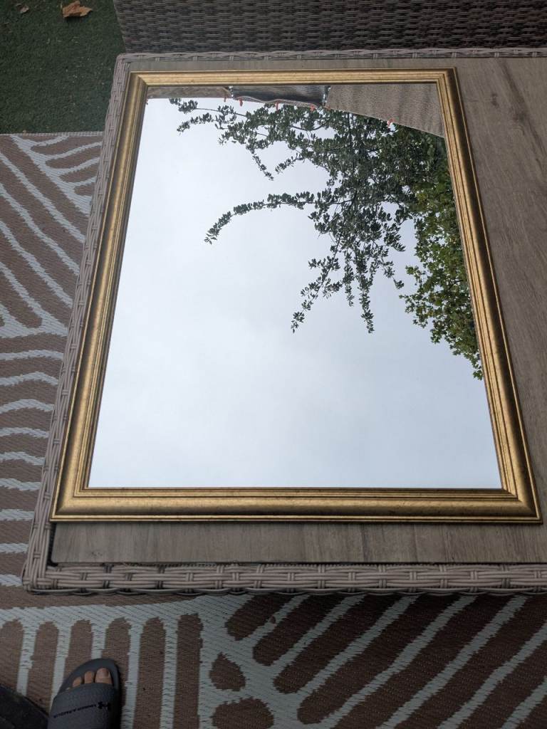 Gold Framed Mirror – Good Condition